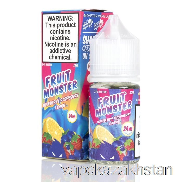 Vape Kazakhstan Blueberry Raspberry Lemon - Fruit Monster Salts - 30mL 48mg